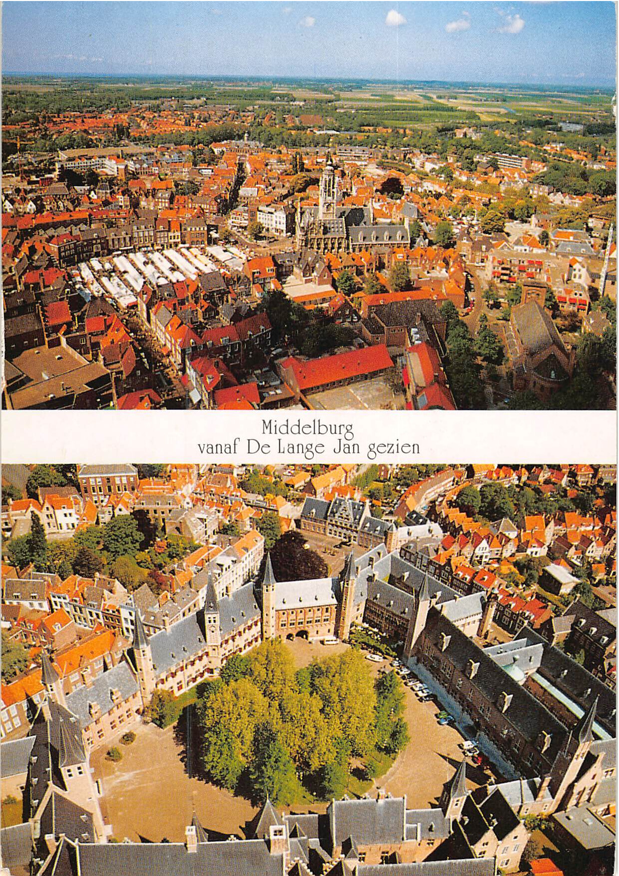 Middelburg vom Langen Jan – Luftbild-Mehrbildkarte, 1991