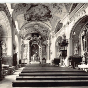 Michelfeld Opf. – Asam-Kirche Innenansicht, Fotokarte ca. 1960er
