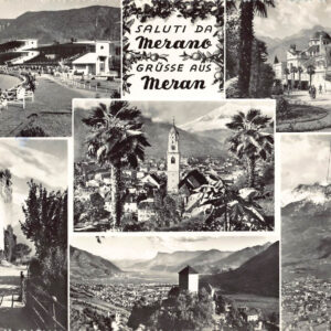 Meran/Merano Südtirol Mehrbildkarte – Grüße aus Meran 1960er