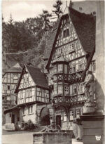 Miltenberg am Main – Historischer Marktplatz, Fachwerk, 1960er Jahre