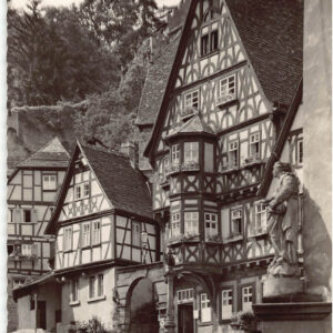 Miltenberg am Main – Historischer Marktplatz, Fachwerk, 1960er Jahre