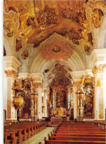 Metten Bayern – Benediktinerabtei Stiftskirche Innenraum Barock