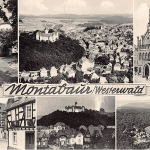 Montabaur Westerwald Mehrbildkarte – Rathaus, Schloss, Panorama